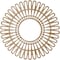 Ekena Millwork Cornelius Wood Fretwork Pierced Ceiling Medallion, Red Oak, 20"OD x 7 1/2"ID x 3/8"T CMWP20X0375CRRO - alternate 3